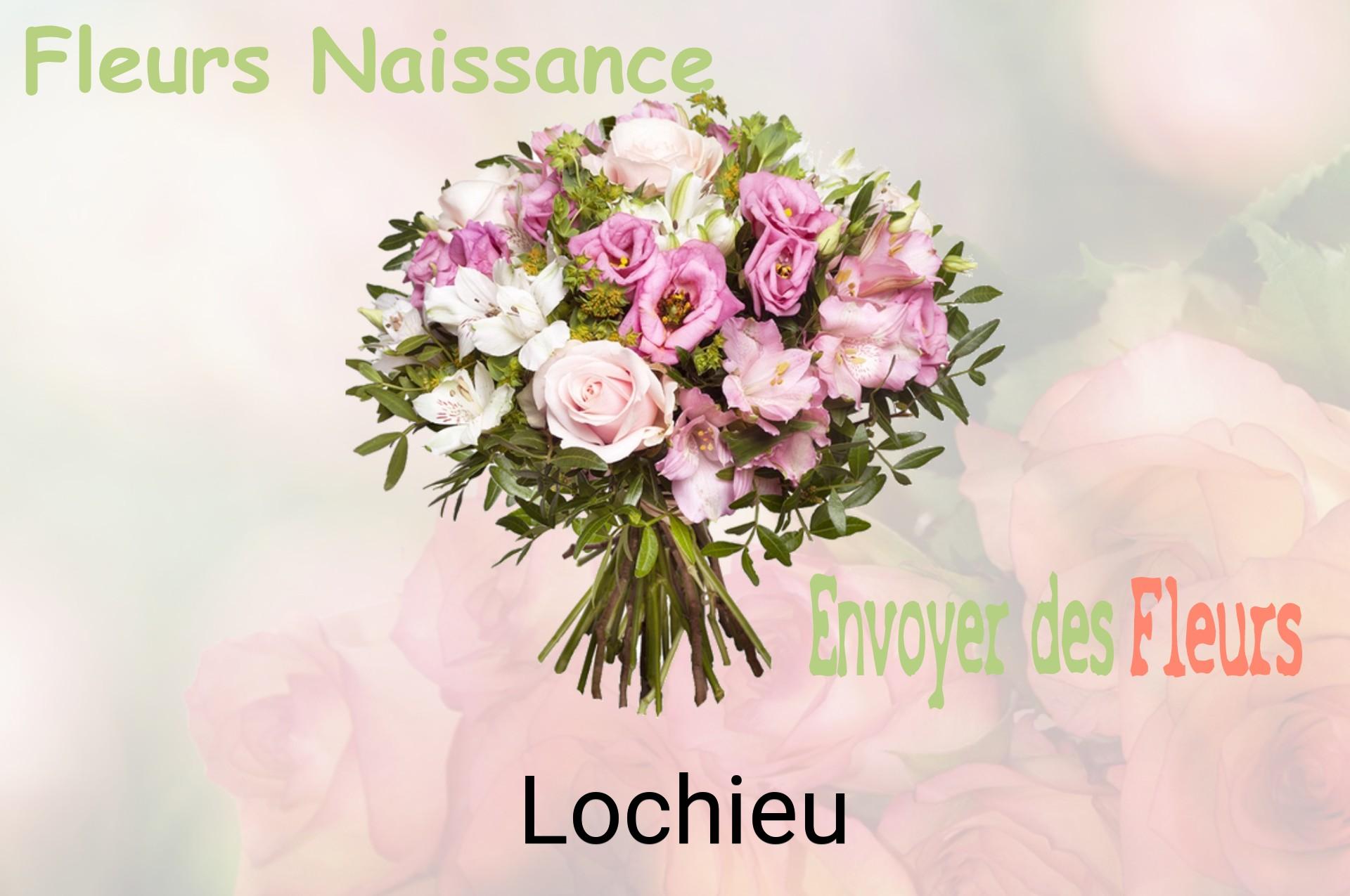 Bouquet de fleurs de naissance livré à Lochieu